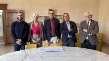 Da sx, Francesco Cardarelli, Sonia Ginghiali, Luigi Ambrosio, Andrea Madonna, Carlo Frighetto