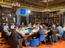 The meeting, held at the Palazzo della Carovana