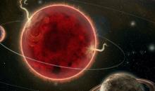 Super Terra in orbita attorno alla stella GJ 887