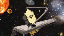 Artist's impression of the NASA/ESA/CSA James Webb Space Telescope.  ©ESA, NASA, S. Beckwith (STScI) and the HUDF Team, Northrop Grumman Aerospace Systems / STScI / ATG medialab