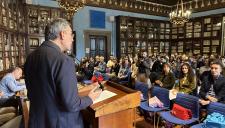 Luigi Ambrosio saluta i nuovi allievi PhD